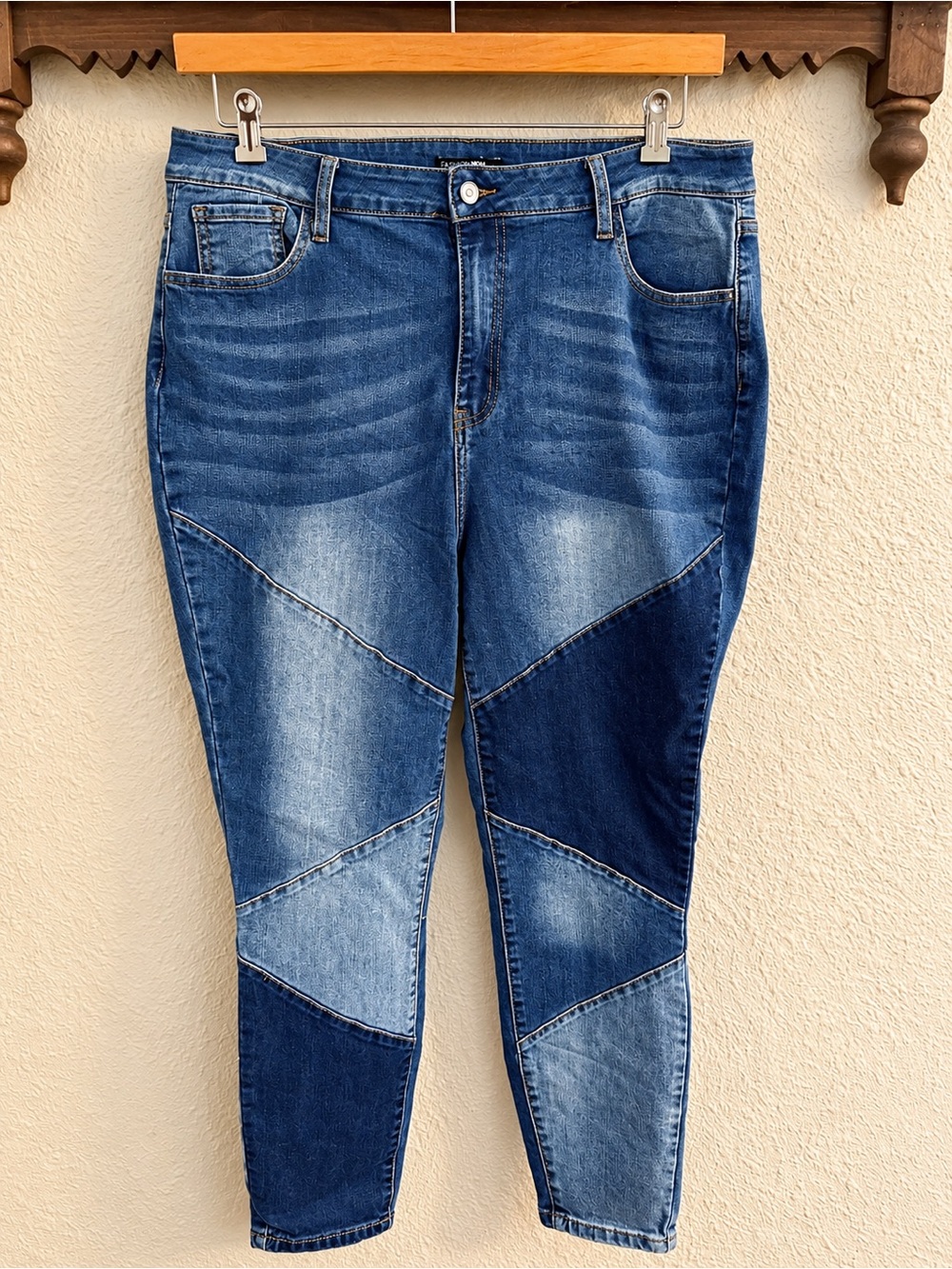 Fashion Nova Patchwork Jeans